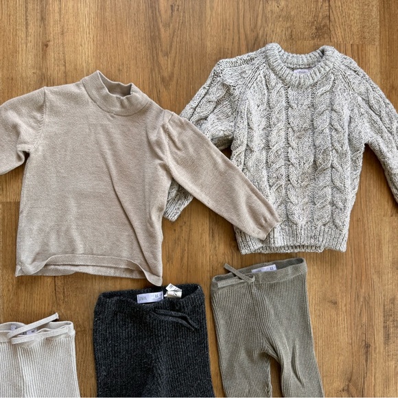 Zara Toddler Boys neutral knits Bundle size 2-3 - Picture 2 of 5
